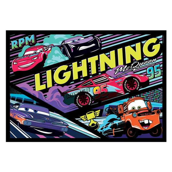 Clementoni Jigsaw Puzzle Super Color Lights Lights Cars, 104º.