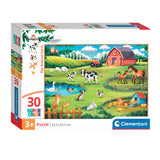 Clementoni jigsaw puzzle Super Color the Animal Farm, 30st.