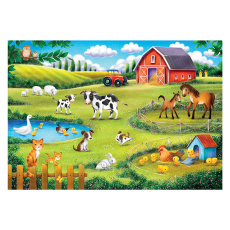 Clementoni Legpuzzel Super Color The Animal Farm, 30st.