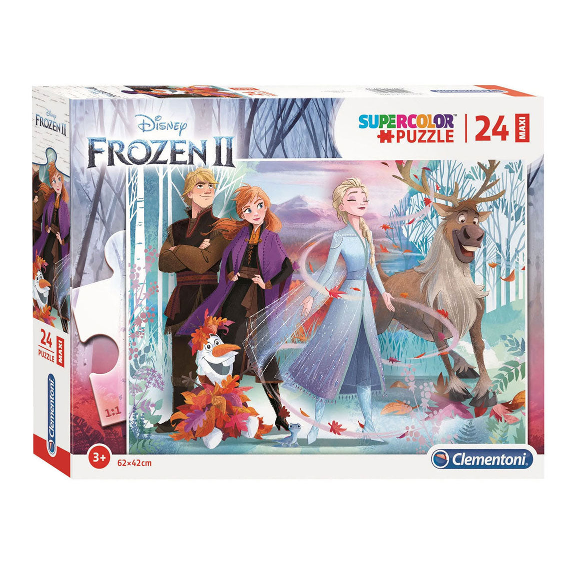 Clementoni Jigsaw Puzzle Super Color Maxi Frozen II, 24e.