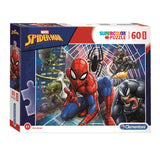 Clementoni Jigsaw Puzzle Super Color Maxi Spiderman, 60st.