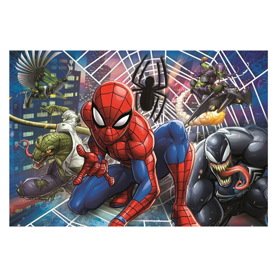 Clemensoni Jigsaw Puzzle Super Faarf Maxi Spiderman, 60st.