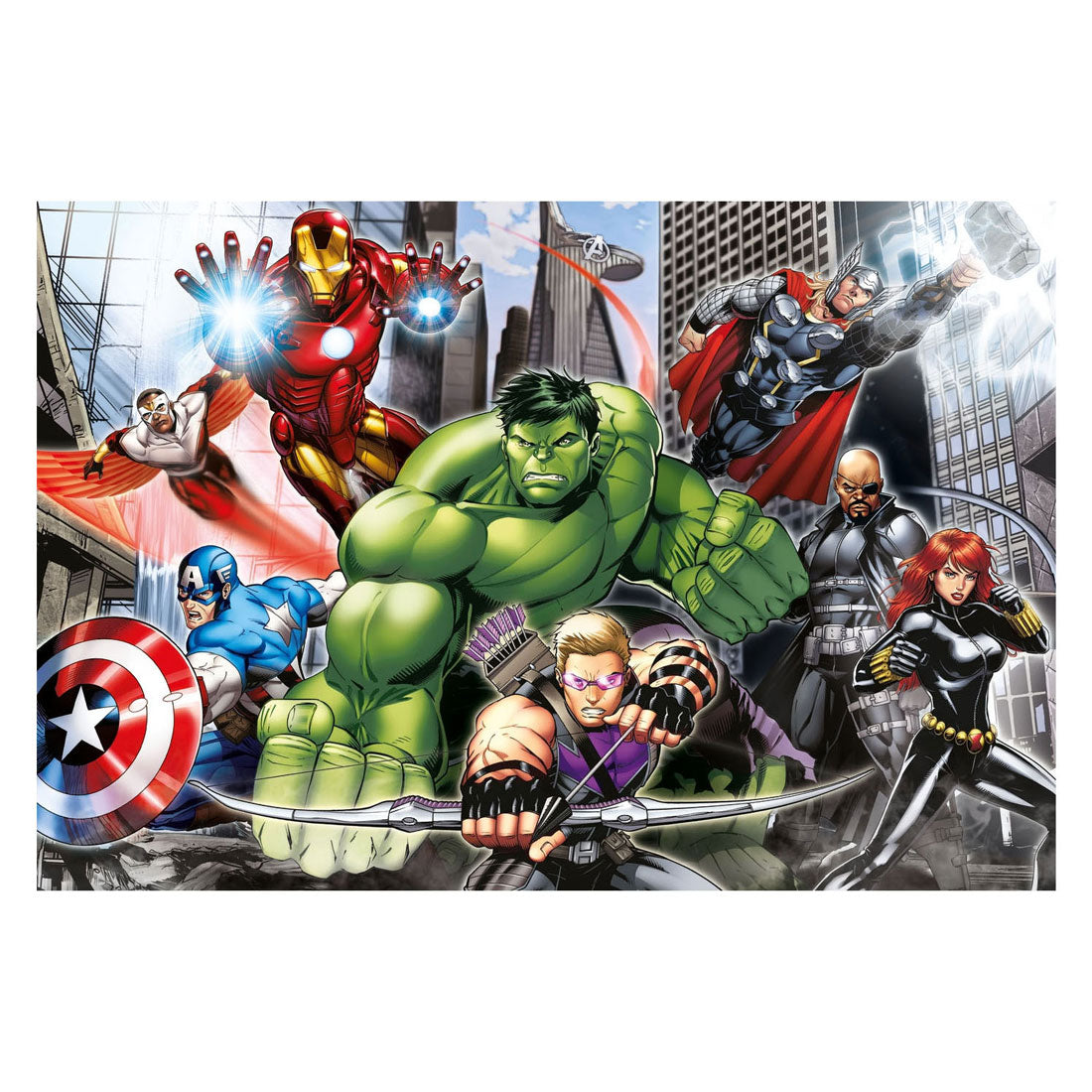 Clementoni jigsaw puzzle Super Color Maxi the Avengers, 104st.