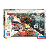 Clementoni Jigsaw Puzzle Super Color Maxi Cars, 104st.