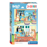 Clementi Jigsaw Puzzle Super Color Bluey, 2x20st.