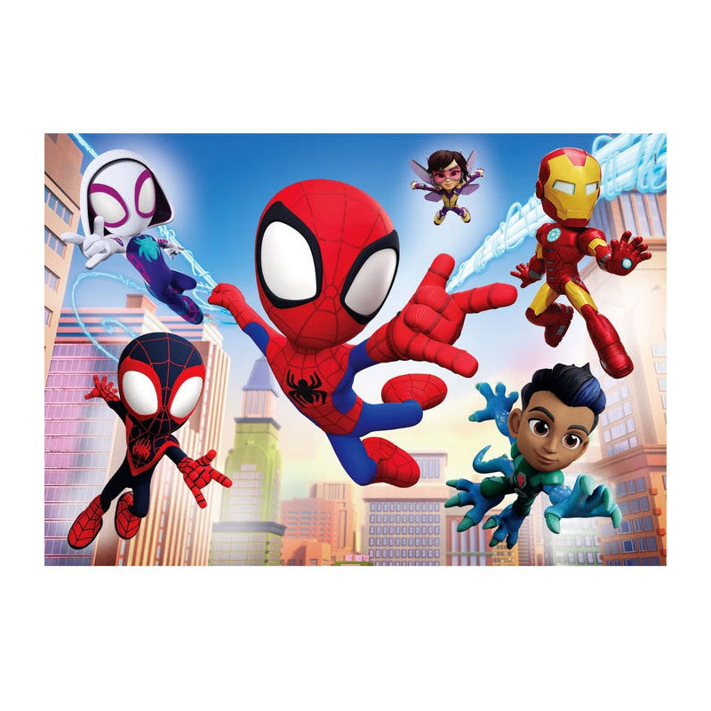 Clementoni Jigsaw Puzzle Super Color Spidey et ses incroyables amis 2x60st.