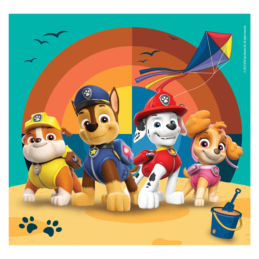 Clementi Jigsaw Puzzle Super Color Square Paw Patrol, 3x48st.