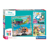 Disney Ben Puzzle Super Color Square Classics, 3x48st.