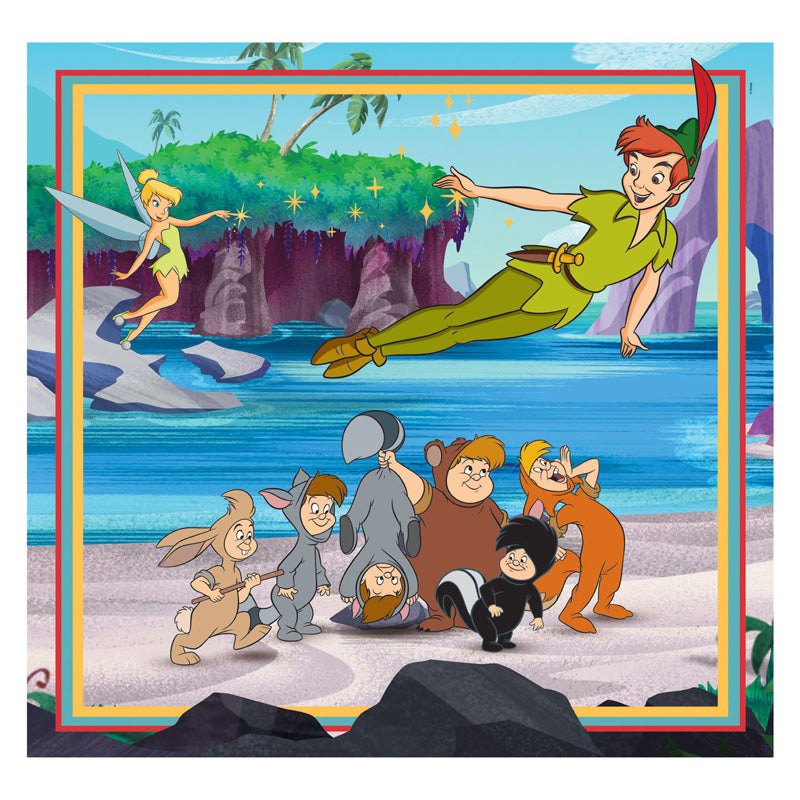 Disney Ben Puzzle Super Color Square Classics, 3x48st.