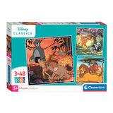 Disney Leg Puzzel Super Color Square Classics II, 3x48st.