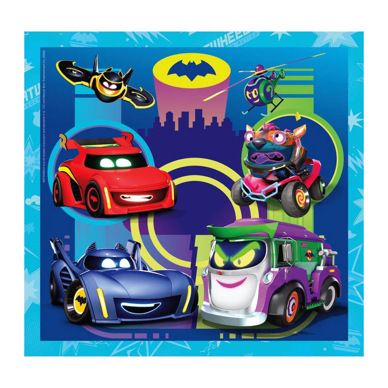 Clementoni jigsaw puzzle Super Color square Batwheels, 3x48st.