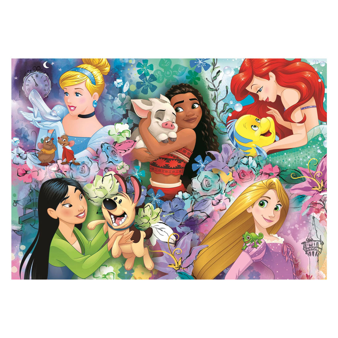 Clementoni Jigsaw Puzzle Super Color Princess II, 60e.