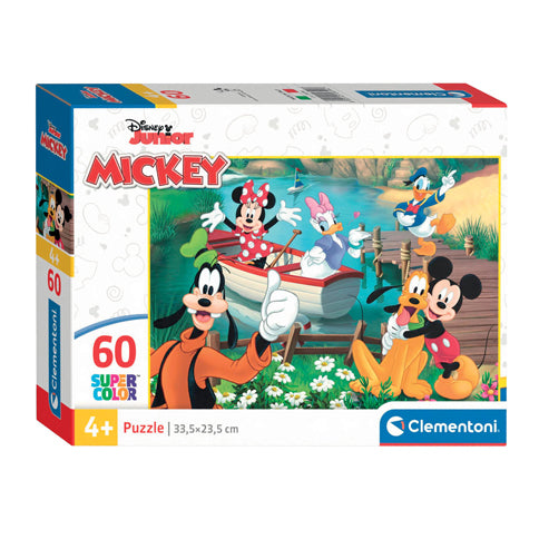 Cleemontoni jigsaw Puzzle Super Faarf Mickey Mouse, 60st.