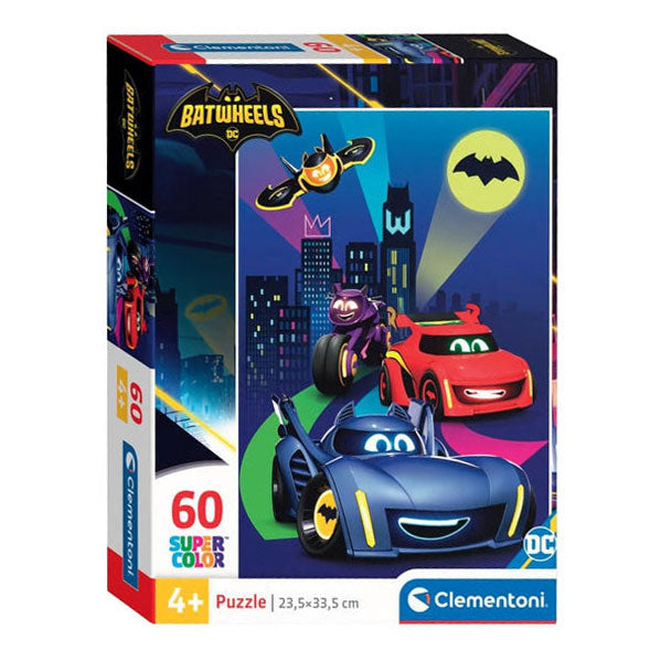 Clementoni Jigsaw Puzzle Super Color Batwheels, 60e.