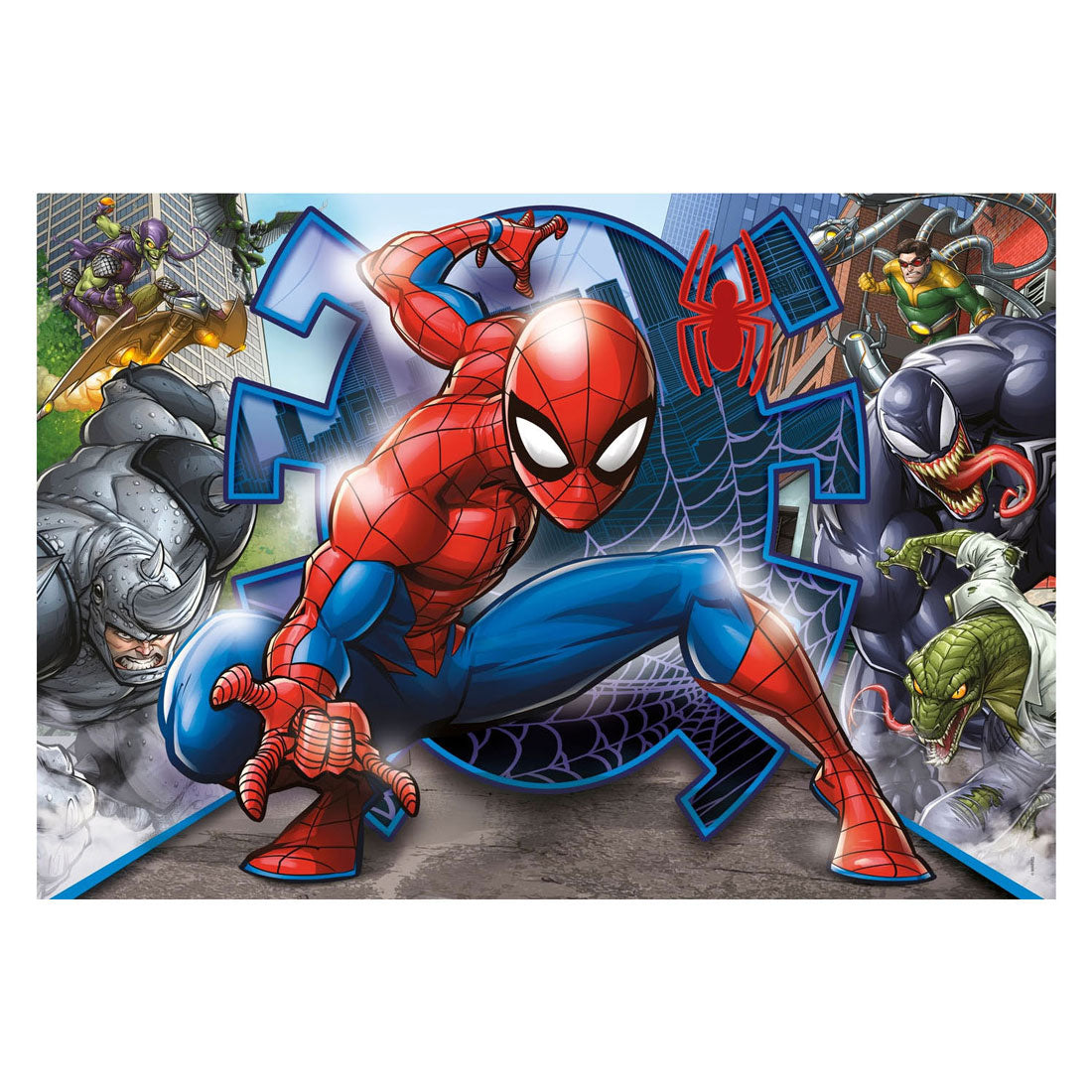 Clementi Jigsaw Puzzle Super Color Spiderman, 104st.