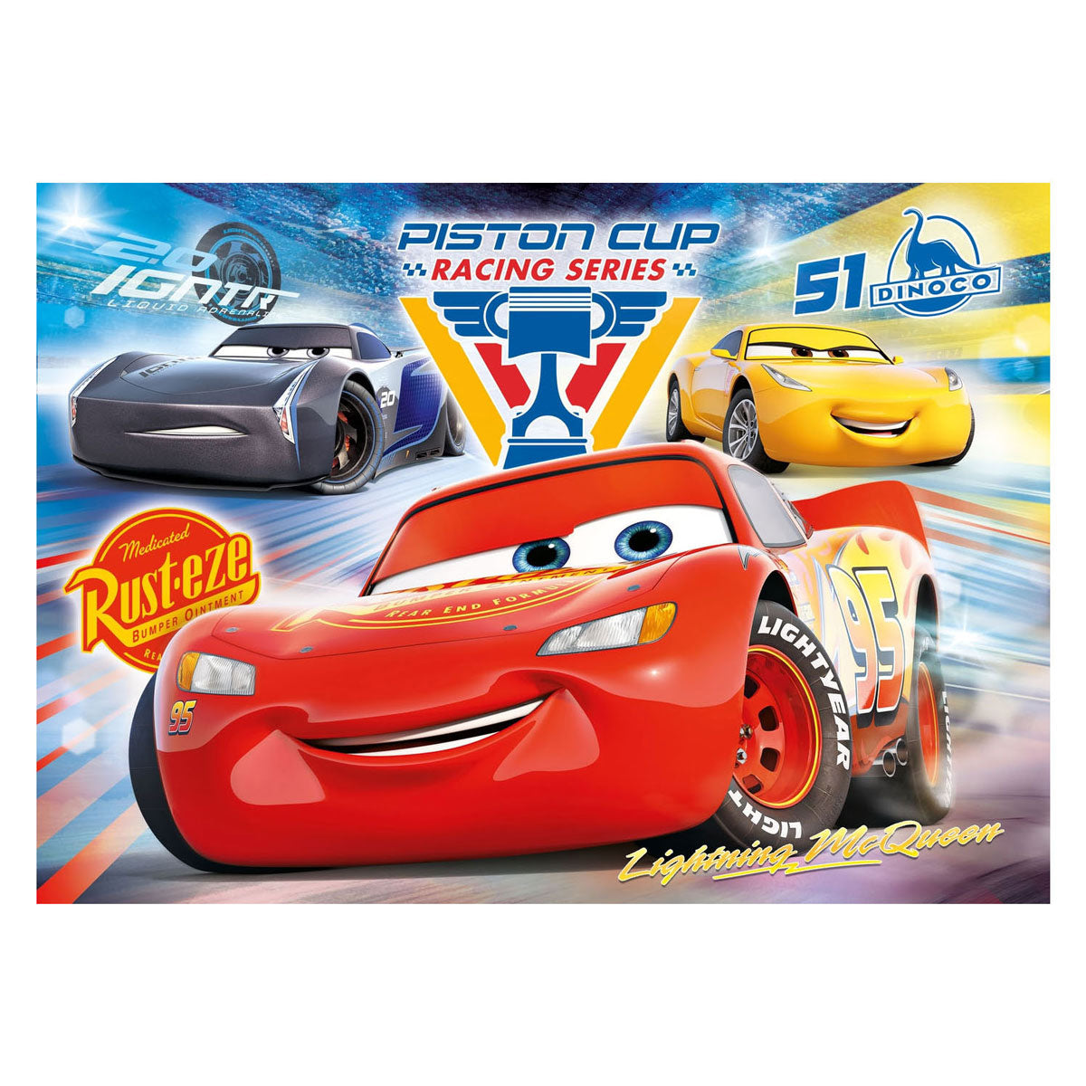 Clementoni jigsaw puzzle Super Color Cars, 104st.