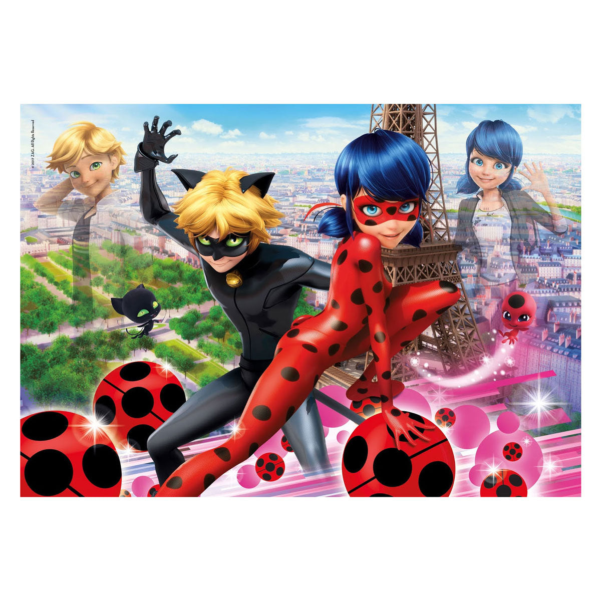 Clementoni Jigsaw Puzzle Super Color Ladybug, 104.