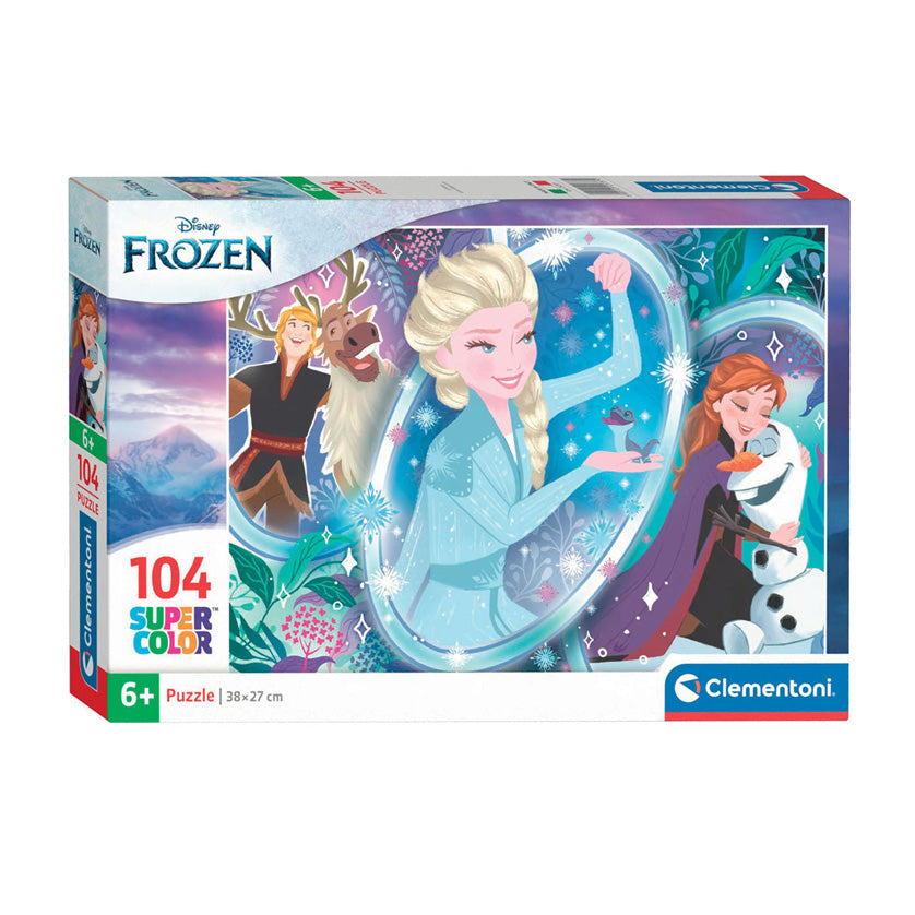 Clementoni Jigsaw Puzzle Super Color Frozen, 104 ..