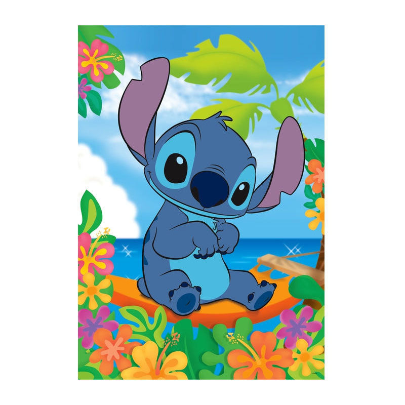 Disney Puzzle Stitch on the beach 104 pieces