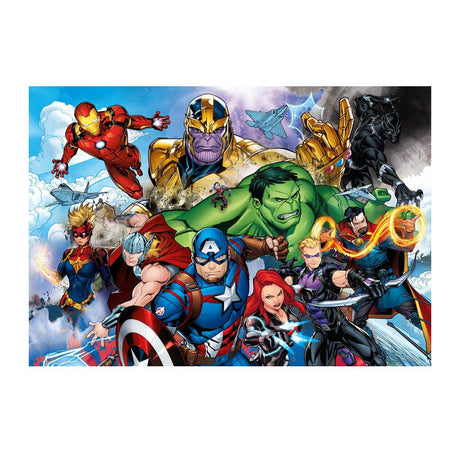 Marvel clementoni jigsaw puzzle super color avengers, 104pcs.