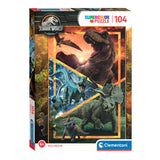 Clementi Jigsaw Puzzle Super Color Jurassic World, 104st.