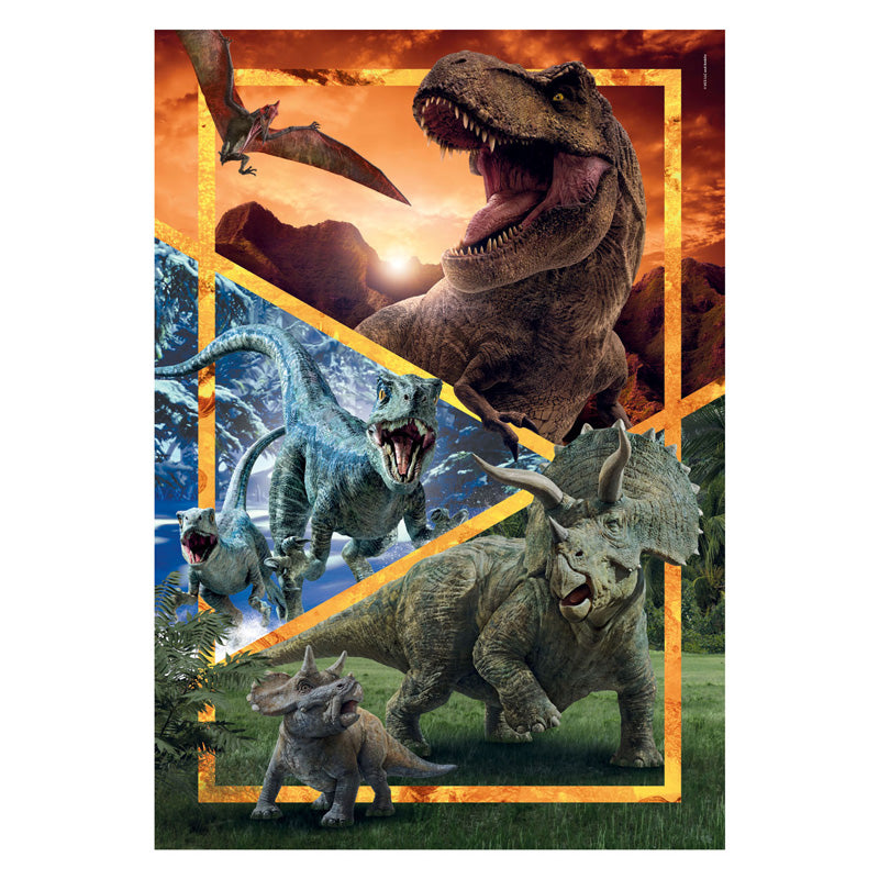 Clementi Jigsaw Puzzle Super Color Jurassic World, 104st.