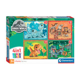 Clemenoni Leg Puzzel 4in1 Jurssic Welt