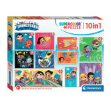 Clemensoni jigsaw Puzzle Super Faarf 10in1 DC Comics