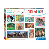 Clementoni Leg Puzzel Super Color 10in1 Animal Friends