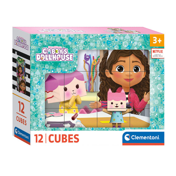 Clementoni Block Puzzle Gabbys dukkehus, 12 ..