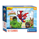 Clementoni Block Puzzle Spidey e i suoi fantastici amici, 12st.