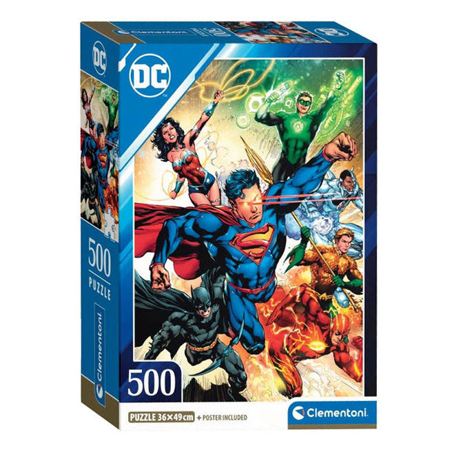 Clementoni jigsaw puzzle Justice League, 500st.