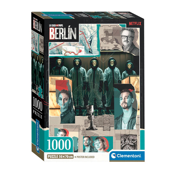 Clementi Jigsaw Puzzle La Casa de Papel, 1000st.