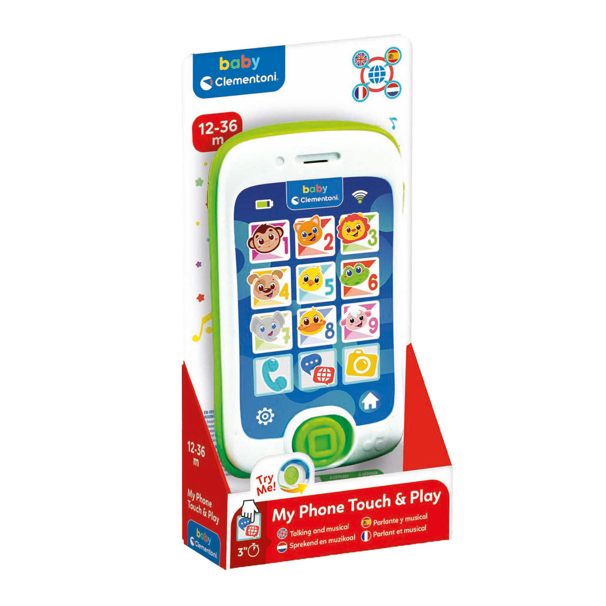 Clementoni baby mijn telefoon aanraken en spelen