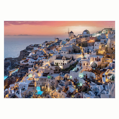 Puzzle Clementoni odcienie Santorini, 1000 szt.