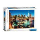 Clementoni puzzle brooklyn bridge lights, 6000 pcs.
