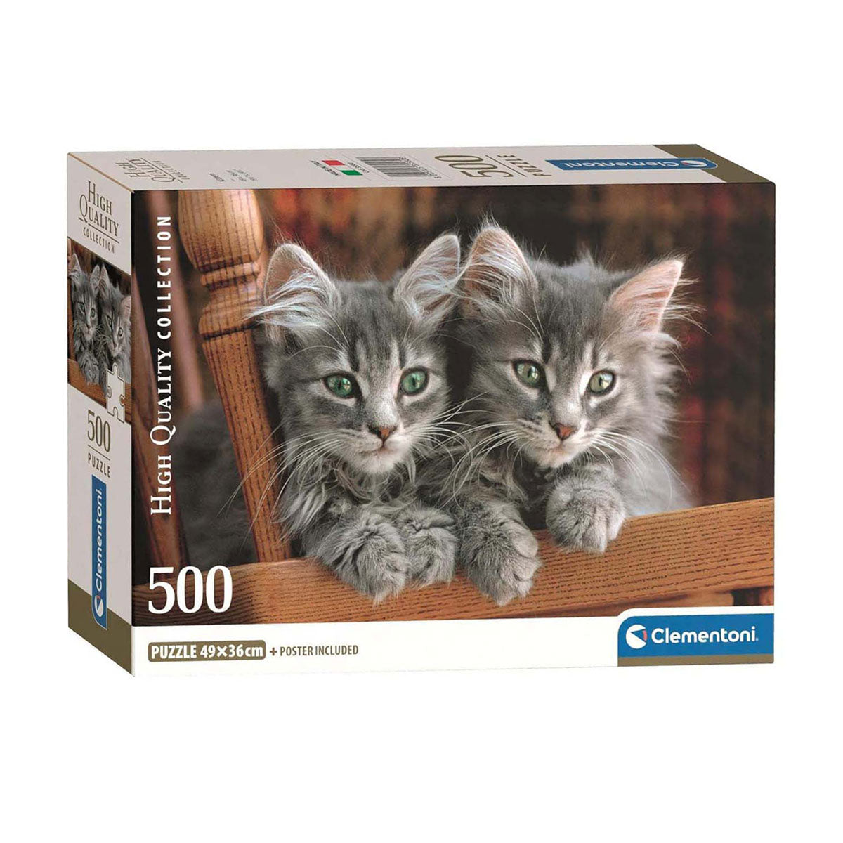 Clementoni jigsaw puzzle kittens, 500 pcs.