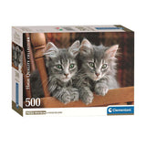 Clementoni jigsaw puzzle kittens, 500 pcs.