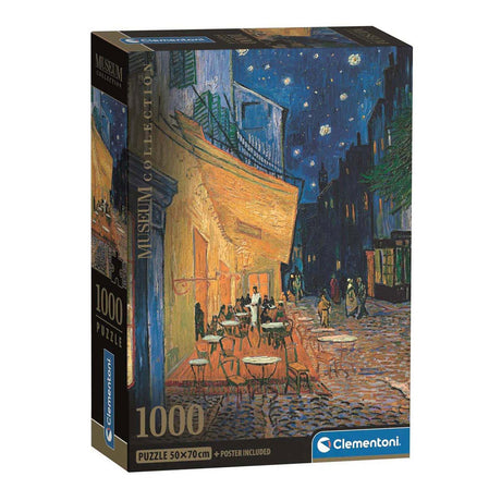 Clementoni puslespill kaféterrasse v. gogh, 1000 stk.