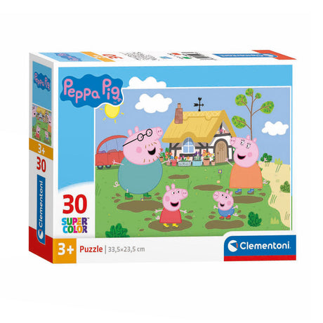 Clementoni - puslespill - 30 brikker - peppagris - barnepuslespill - fra 3 år
