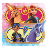 Clementoni puzzle unicorn academy - 3x48pcs.