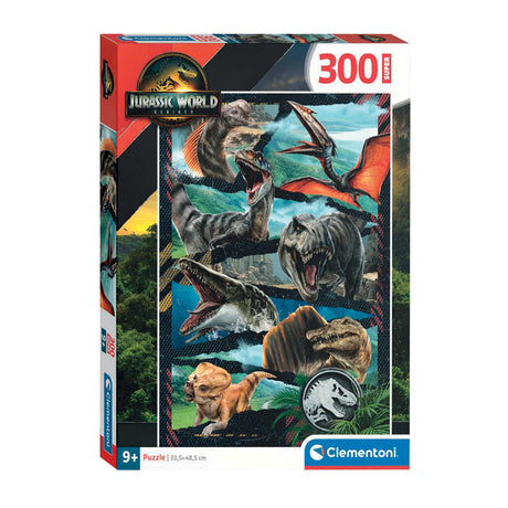 Clementoni puzzle super jurský svět, 300ks.