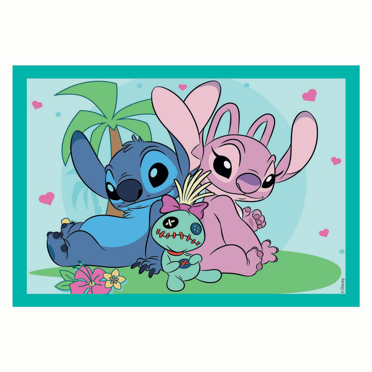 Clementoni super color jigsaw puzzle 4in1 stitch