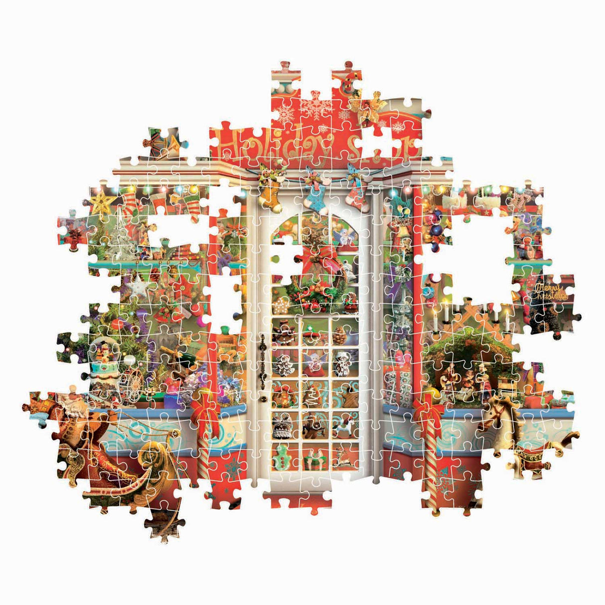 Clementoni jigsaw puzzle Christmas shop - 1000 pcs.