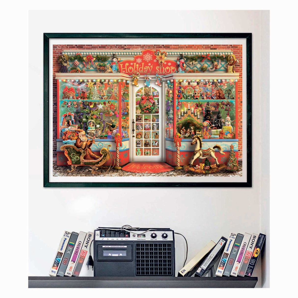 Clementoni jigsaw puzzle Christmas shop - 1000 pcs.