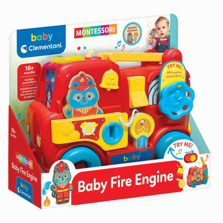 Clementoni baby montessori fire truck