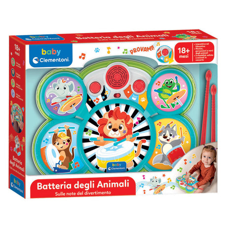 Clementoni Baby Animal Drum Set