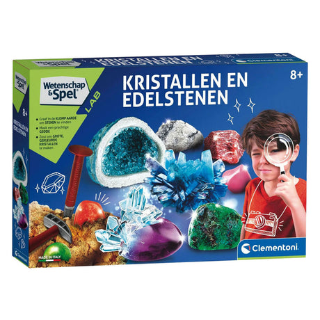 Clementoni vetenskapsspelkristaller och ädelstenar