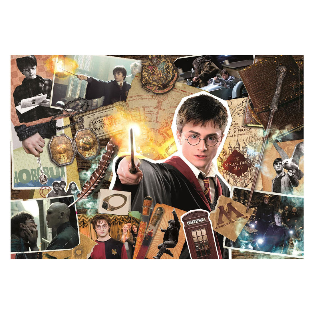 Clementoni - Puzzel - 1500 Stécker - Harry Potter kompakt Box
