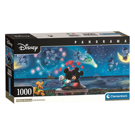 Clementoni pussel Musse och Minnie panorama - 1000 st.